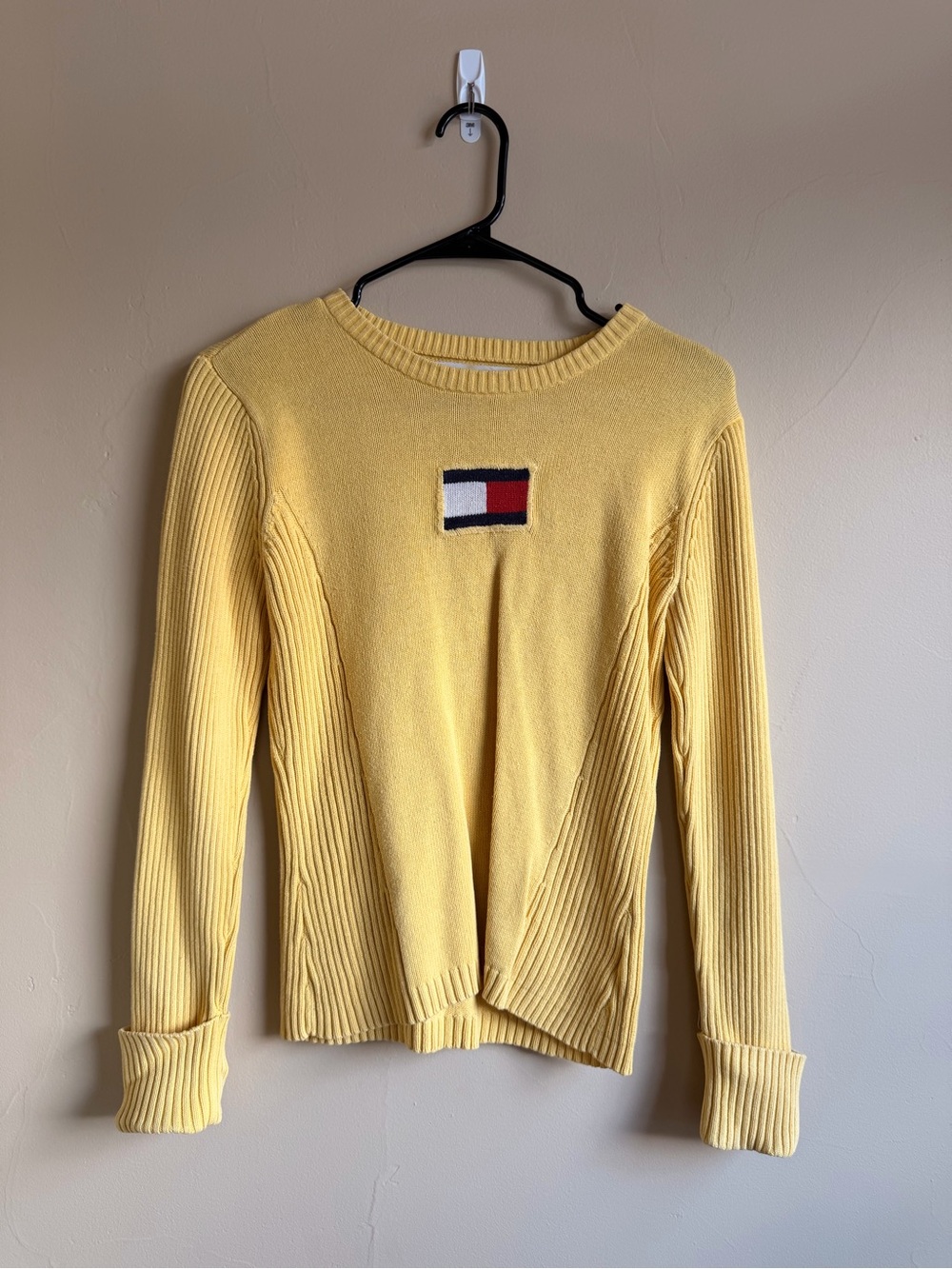 Tommy Hilfiger Jeans Yellow Knit Sweater